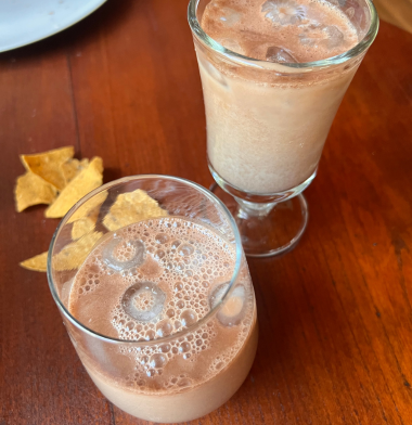 Horchata con cacao